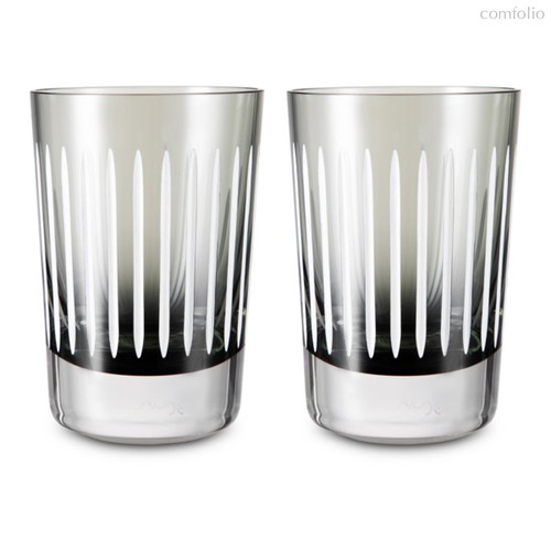 Набор стаканов для воды Nude Glass Попугай 240 мл, 2 шт, стекло хрустальное, дымчатый - Nude Glass