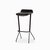 Барный стул Gland, цвет матовый черный/черный - Cosmo