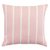 Чехол на подушку декоративный в полоску цвета пыльной розы из коллекции Essential, 45х45 см, 45x45 - Tkano