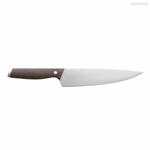 Поварской нож с рукоятью из темного дерева 20см, цвет коричневый - BergHOFF