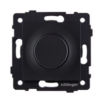 Светорегулятор для светодиодных ламп, проходной, 500W, черный матовый Kollinger REA-048BM для Aspekt, Eleganz, Reflex - Kollinger