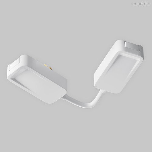 Коннектор питания угловой встраиваемый 6см Radity белый - Maytoni