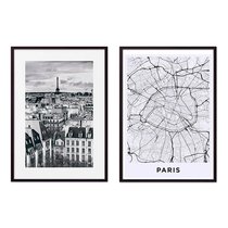 Коллаж Париж №14, 40x60 см - Dom Korleone