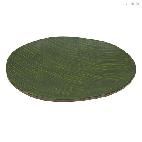 Блюдо 20,5x3 см круглое Green Banana Leaf пластик меламин - P.L. Proff Cuisine