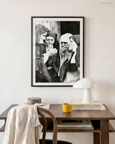 Постер Nuns smoking - Louvre Home