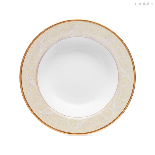 Тарелка пирожковая Narumi Золотой ноктюрн 16 см, фарфор костяной - Narumi