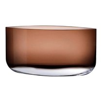 Ваза Nude Glass Лезвие 20х39,5 см, стекло хрустальное, карамельная - Nude Glass