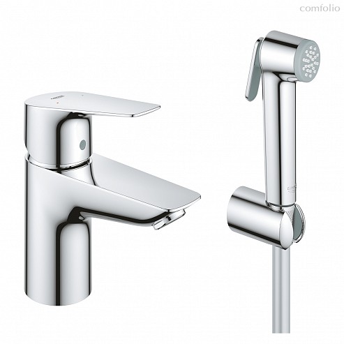 23757001 BauEdge Смеситель для раковины с гигиеническим душем, хром - Grohe