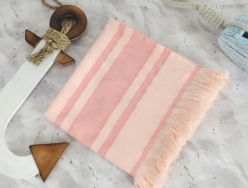 DERIN Somon (св.розовый) полотенце пляжное, цвет розовый, 50x90 - Irya