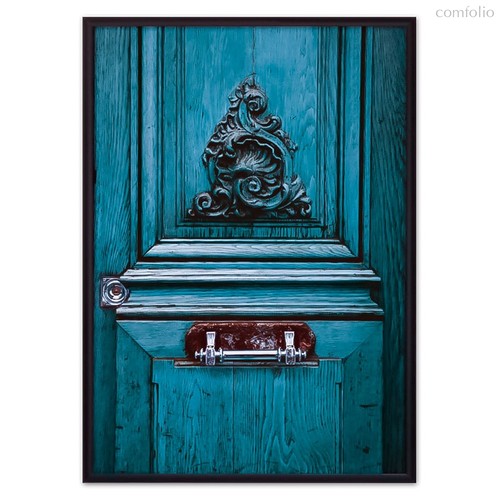 Старинная дверь Париж, 30x40 см - Dom Korleone