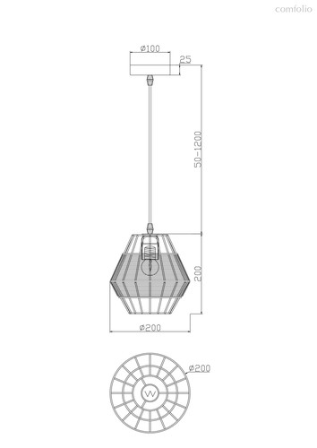 Подвесной светильник Freya FR5335PL-01B1 - Freya