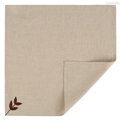 Салфетка сервировочная Desert leaf из коллекции Essential, 45х45 см - Tkano