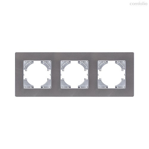 Рамка 3-постовая, серый Kollinger Eleganz Acryl EA3GY - Kollinger