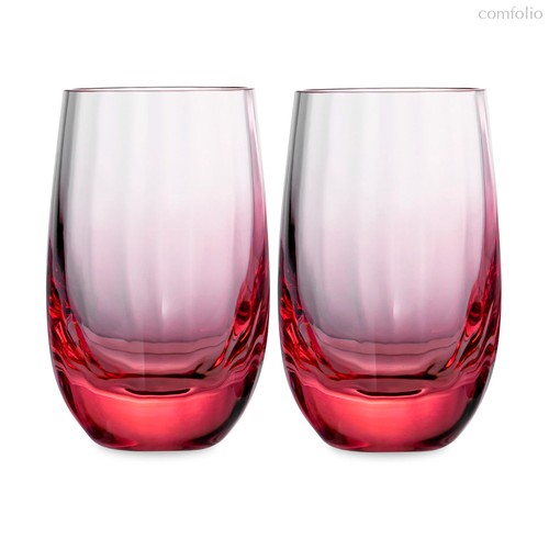 Набор стопок для водки Moser Оптик 80 мл, 2 шт, розалин, п/к - Moser