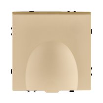 Розетка штепсельная SCHUKO 16A/250 В с крышкой, золотой Kollinger Eclipse EC-015GD - Kollinger