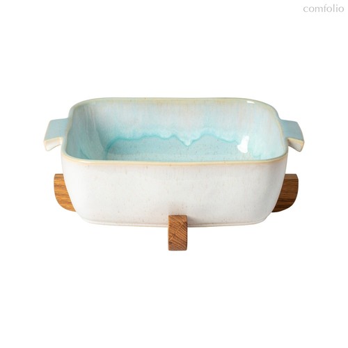 Блюдо для запекания с подставкой Eivissa Sea blue CPQ322-SEA (CPQ322-02819U) - Costa Nova