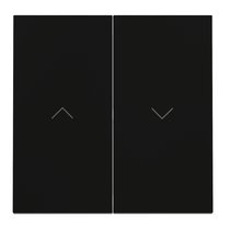 Клавиши для выключателя жалюзи, S70 черный матовый - Voltum