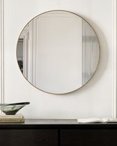 Круглое зеркало в раме Нолан - S, цвет золотой - Louvre Home