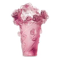 Ваза настольная Decor de Table Pate de Verre Cristal Роза 20 см, хрустальное тесто - Decor De Table