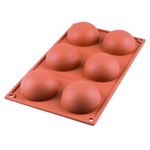 Форма для приготовления пирожных Half Sphere 18,5 х 33,5 см силиконовая - Silikomart