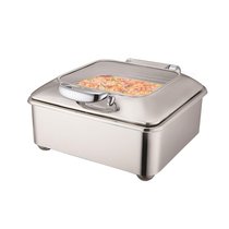 Мармит электрический 5,5 л 2/3x65 с откидной крышкой и окном Vienna - SUNNEX