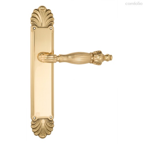Дверная ручка Venezia Olimpo на планке PL87 полированная латунь - Venezia Collezione