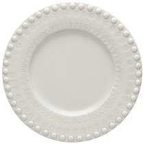 Тарелка закусочная Bordallo Pinheiro "Фантазия" 22см, бежево-серая, цвет бежевый, 22 см - Bordallo Pinheiro
