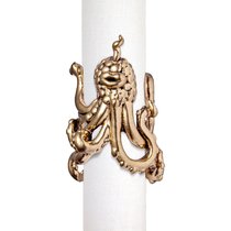 Набор колец для салфеток L’Objet Хаас Монстры, 4 шт, латунь, п/к