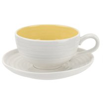 Чашка чайная с блюдцем Portmeirion "Софи Конран для Портмейрион" 200мл (желтая), цвет желтый - Portmeirion