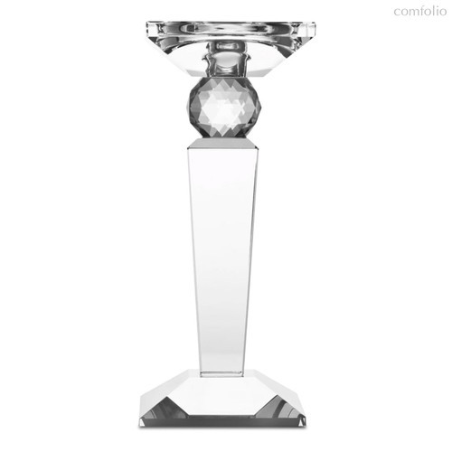 Подсвечник Decor de table Хрустальное вдохновение 9х9х21,5 см, хрусталь бессвинцовый, п/к - Decor De Table
