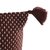 Подушка декоративная бордового цвета крупной вязки из коллекции Ethnic, 30х60 см - Tkano