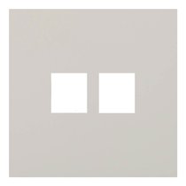 Лицевая панель для двойной информационной розетки 35442 LN, лен - Rikett