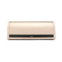 Хлебница со сдвижной крышкой Brabantia 44х26х17,3 см, сталь нержавеющая, бежевая - Brabantia