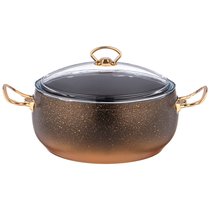 Кастрюля Agness с Антипригар. Покрытием Granite, Серия Mercury, 26x12 см, 5,5Л, Pfoa Free