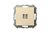 Розетки и выключатели: Устройство зарядное USB (A+A) 3,4А, слоновая кость, Classic - Kanlux