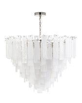 Серебряная люстра Дидро, цвет никель - Louvre Home