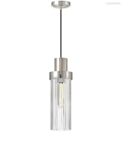 Серебряный подвесной светильник Сонома, цвет античное серебро - Louvre Home