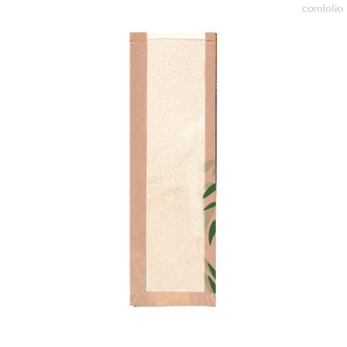 Пакет Feel Green для хлеба с окном 14+4*48 см, крафт-бумага, 250 шт/уп, Garcia de Pou - Garcia De Pou