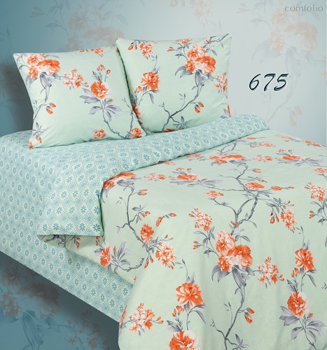 Комплект постельного белья ПА-4-675 Семья Поплин с наволочками 70х70х2 шт - АльВиТек