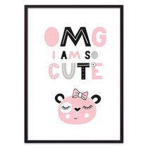 Медведь "OMG I'm so cute", 50x70 см - Dom Korleone