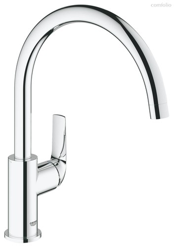 31536001 BauCurve Смеситель для кухни, высокий излив, хром - Grohe