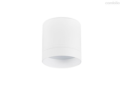 LED Barell светильник накладной, 15Вт, D108xH101мм, 980Лм, 120°, 3000К, IP44, Ra80, PF65, 220-245В, белый RAL9003, источник питания в комплекте - Donolux