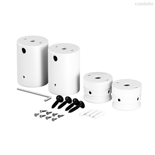 Набор для двухстороннего накладного монтажа круглого неона 360° D25 белый - Maytoni