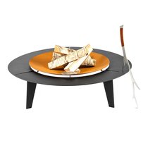 Костровая чаша Steel Cup 850 Uniq black - Up!Flame