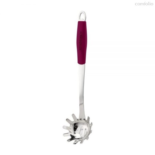 Ложка для спагетти 33 см,нерж. силикон. ручка SUNNEX - SUNNEX