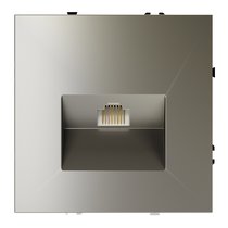 Розетка компьютерная встраиваемая VOLTUM S70 RJ45 кат.6, (шелк) - Voltum