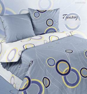 Комплект постельного белья ПА-4-Гипноз Семья Поплин с наволочками 70х70х2 шт. - АльВиТек