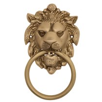 Дверная стучалка Fratelli Cattini "RELEONE" 190x110 BS матовая латунь - Fratelli Cattini