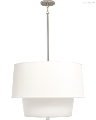 Серебряная люстра Вирджил, цвет никель - Louvre Home