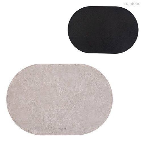 Салфетка сервировочная Pool, 30х45 см, черная/светло-серая - Liberty Jones